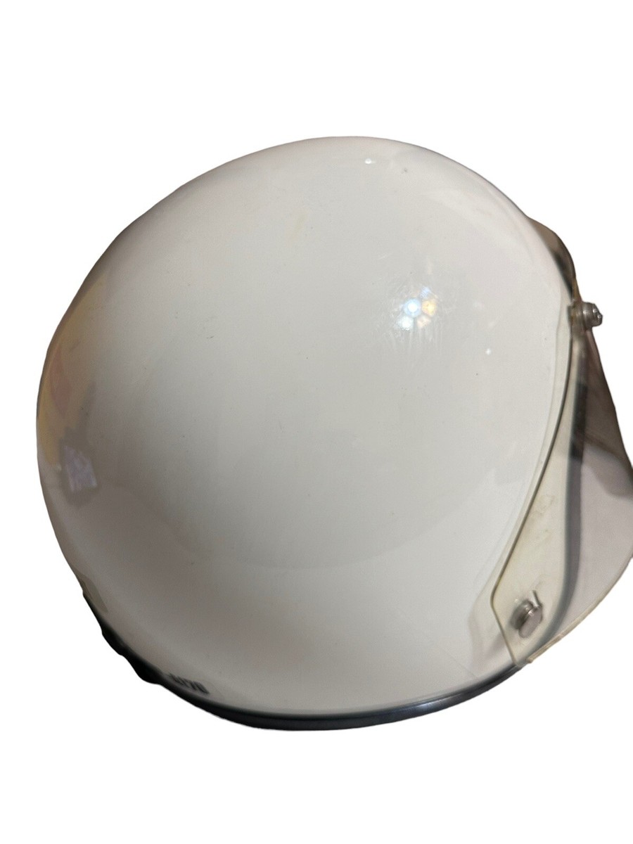 Vintage ROP-4170 Motorcycle Helmet White | eBay