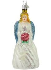 OLD WORLD CHRISTMAS  WEDDING ANGEL  NEW  10172 BRIDE ORNAMENT RARE RETIRED USA