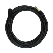 Audio2000's E06125 25 Ft 1/4" TRS to XLR Female Balanced Cable