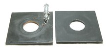 2 Unbranded Wooden Lens Boards 4x4" For 4x5" Calumet  Deardorff W/ Holes 35mm.