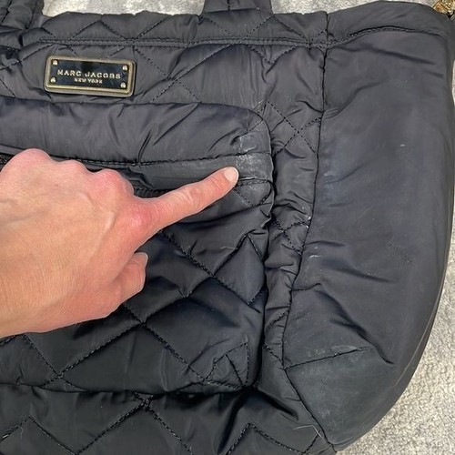 Marc Jacobs Quilted Nylon Baby Diaper Bag Travel Commute Duffle Black - 第 12/16 張圖片