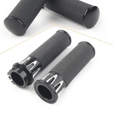 Motor 1'' Handle Bar Hand Grip For Harley Touring Street Glide Softail Dyna US