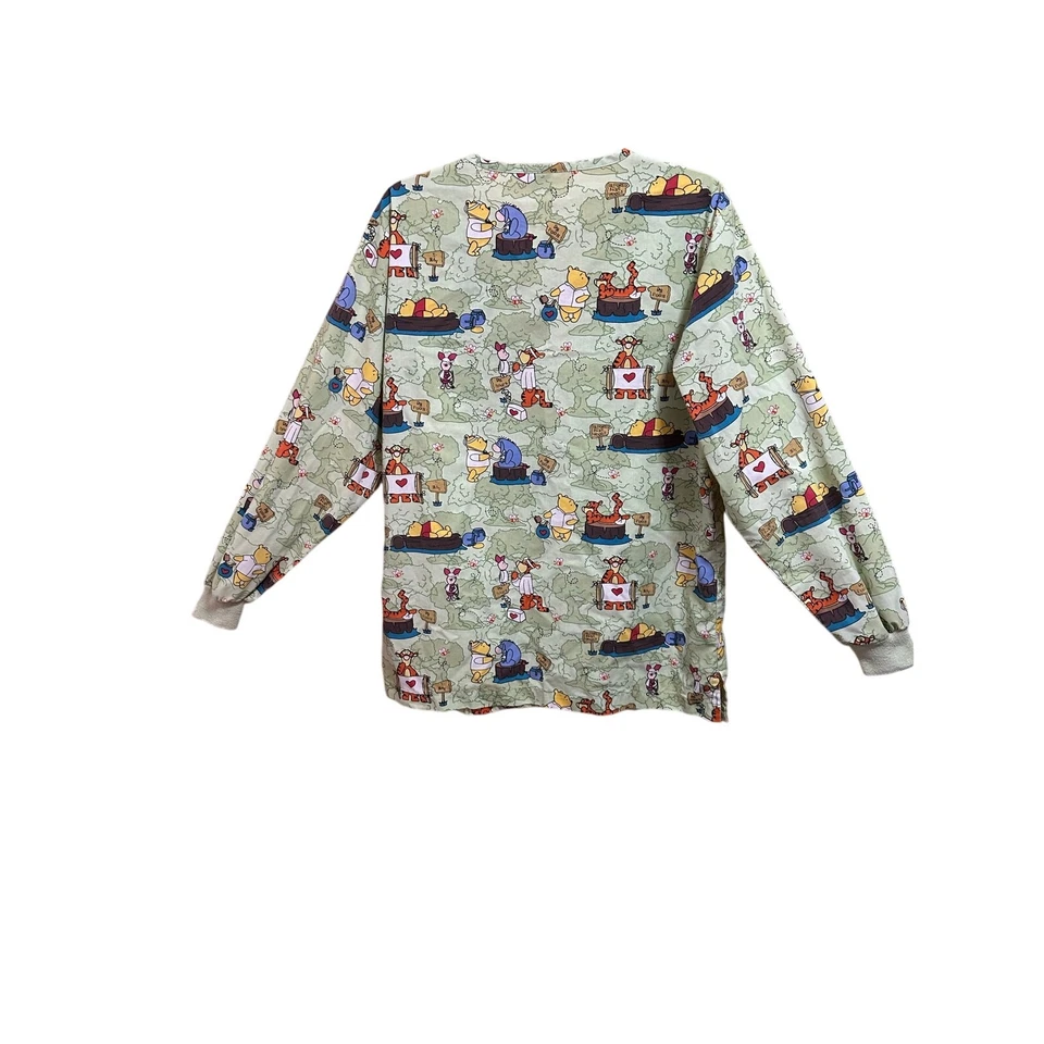 Disney Winnie the Pooh 女式凌袖磨砂上衣 M 码 — 第 4/4 张图片