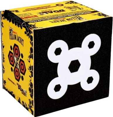 Yellow Jacket Dual Threat 350 FPS Foam Archery Target Block for Compound Bows