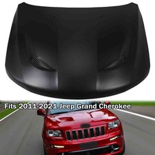 Fits 2011-2022 Jeep Grand Cherokee Srt Dual Scoop Hood Aluminum Srt8 Trackhawk