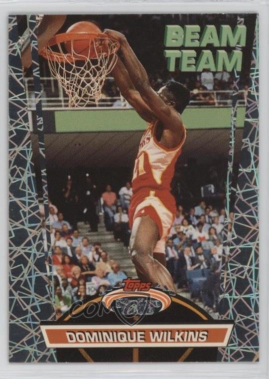 1992-93 Topps Stadium Club Beam Team Dominique Wilkins #2 HOF pk0