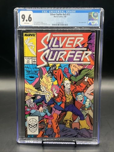 Silver Surfer #v3 #11 (Marvel Comics May 1988) CGC Graded 9.6 Key Issue!