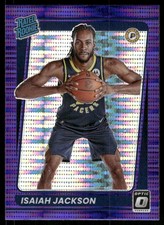 2021-22 Donruss Optic #167 Isaiah Jackson Target Purple Pulsar