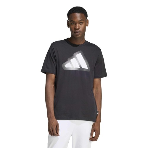 T-Shirt Modern Essentials Graphic - Black / White Adidas - Foto 3 di 7