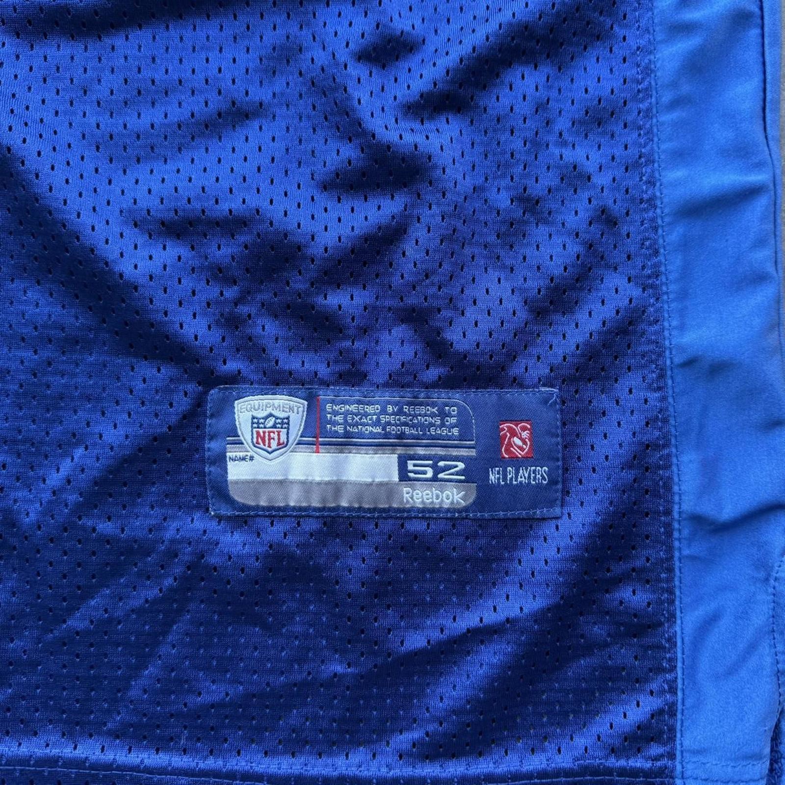 New York Giants Pierre-Paul Reebok Men's Size 52 Super Bowl XLVI Jersey sz large thumbnail 5