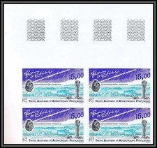 89982c/ Terres australes Taaf N°210 space Non dentelé imperf