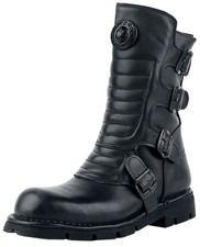 New Rock Stiefel Herren Crust Black schwarz B...