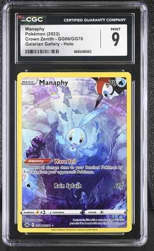 Manaphy graded CGC 9 for sale on eBay