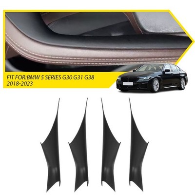 4X Inside Door Handle Panel Pull Trim Cover For BMW 5 Series G30 G31 G38 2018-23