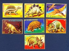 EQUATORIAL GUINEA  - Michel 1352-1358  - MNH - Dinosaurs - 1973