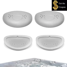 4PCS Gray Hot Tub Headrest Spa Pillow for Sundance Sweetwater 6472-968, 6455-455