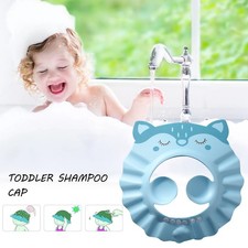 Adjustable Baby Shower Cap Ear Cover Kids Children Bath Shield Hat Hair Wash Hat