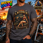 Laconia Bike Week 2026 NH Weirs Motorcycle Rally New Hampshire Pinup T Shirt