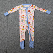Little Sleepies One Piece Pajama Baby Girl 6-12 Months Bamboo Princess Fairy