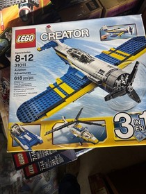 New Lego Creator 3-In-1 Aviation Adventures Set 31011 Sealed Retired!