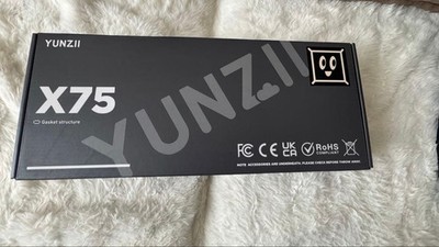 YUNZII X75 Clear Mechanical Keyboard JP Wired Tested