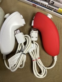 Nintendo Wii Console Bundle RVL-001 With 5 Games Mario Party Reformatted Tested!
