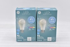 Lot of 2 GE LED 60W A19 Color Changing Light Bulb Replacement - 800 Lumens
