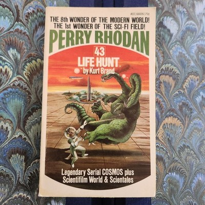 Perry Rhodan 43 Life Hunt Kurt Brand Vintage Paperback Sci-Fi 1974