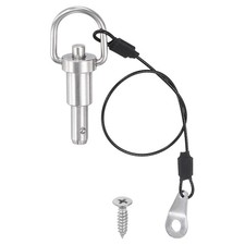 0.31 x 3/8 Inch (Dia x L) Handle Locking Pin Quick Release Pin with Screw