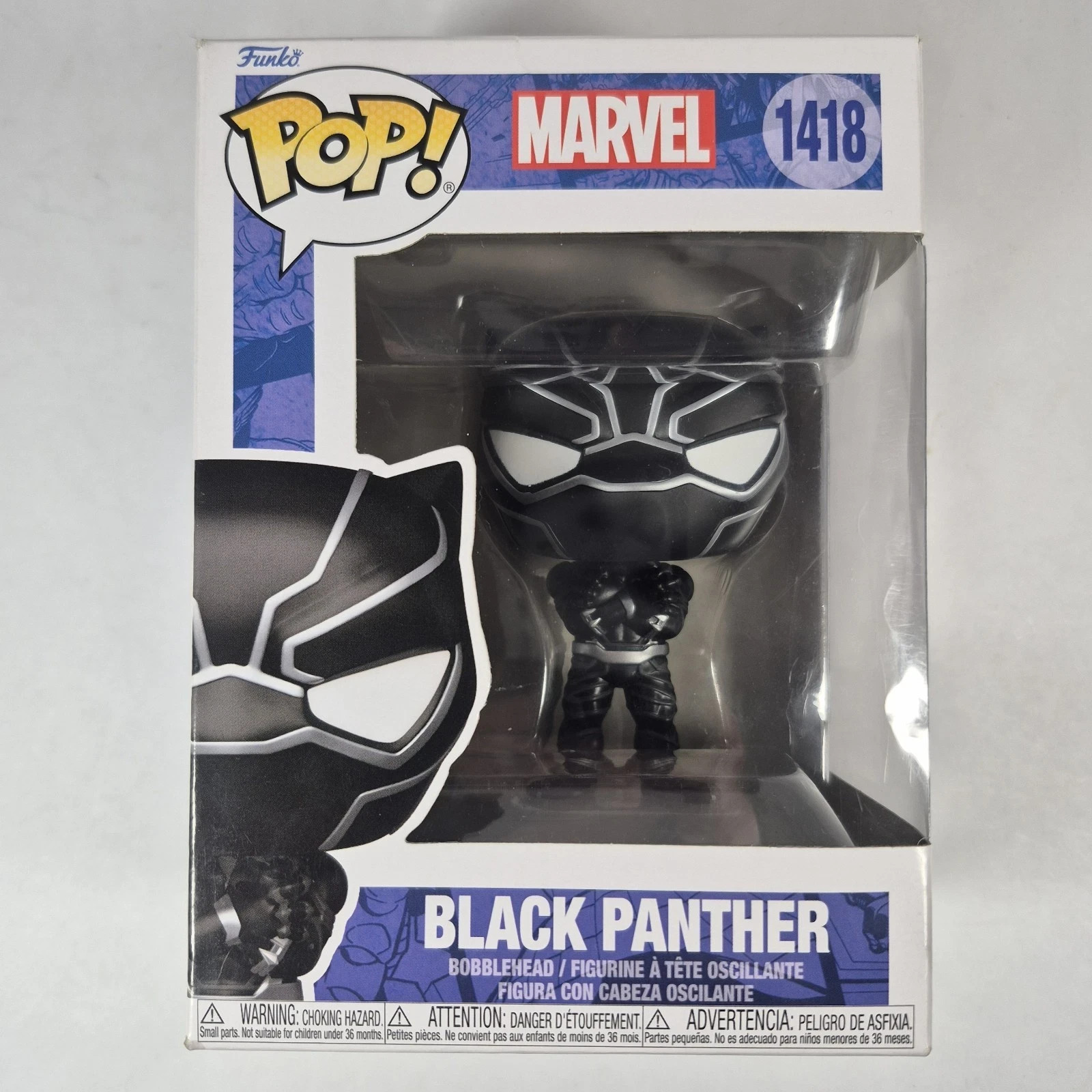 Funko Pop Marvel Black Panther 1418 Vinyl Figurine Toy Seale