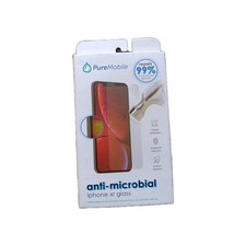 iPhone XR PureMobile Anti-microbial Shield Glass Scratch Resistant New