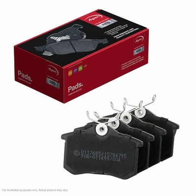 APEC Rear Brake Pads for CITROËN DS3 Convertible 1.6 Racing 2 149kW/203HP/1598cc