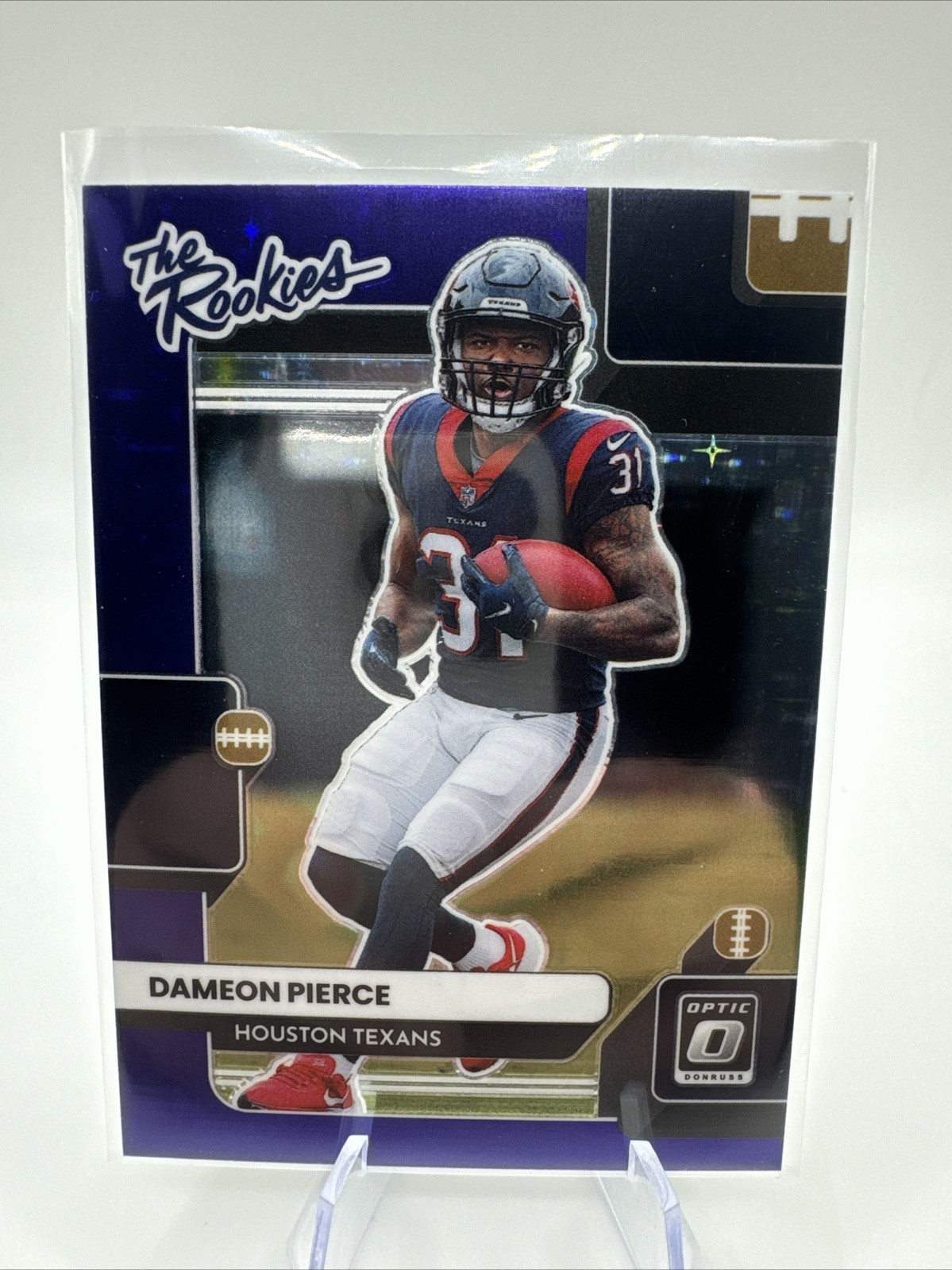 2022 Donruss Optic Dameon Pierce The Rookies Purple Stars /25 #TR-19