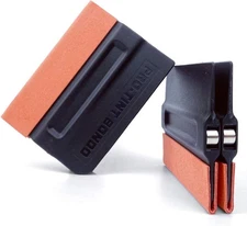 3Pack Magnet Felt Edge Squeegee Vinyl Wrap Tools Window Film Black(3ps) 