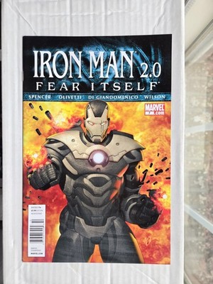 Iron Man 2.0 #7 Newsstand 1:50 Rare 408 Copies Immortal Weapons App Marvel 2011