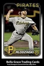 2024 Topps Series 1 Carmen Mlodzinski #31 Pittsburgh Pirates Rookie MLB Baseball