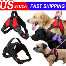 No Pull Dog Pet Harness Adjustable Control Vest Dogs Reflective XS S M Large XXL