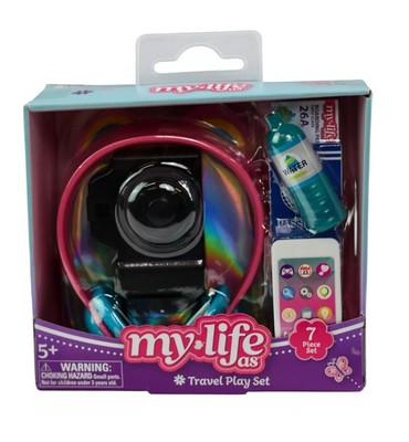 My Life As Travel Play Set Accessories For 18-inch Doll 7 Pieces