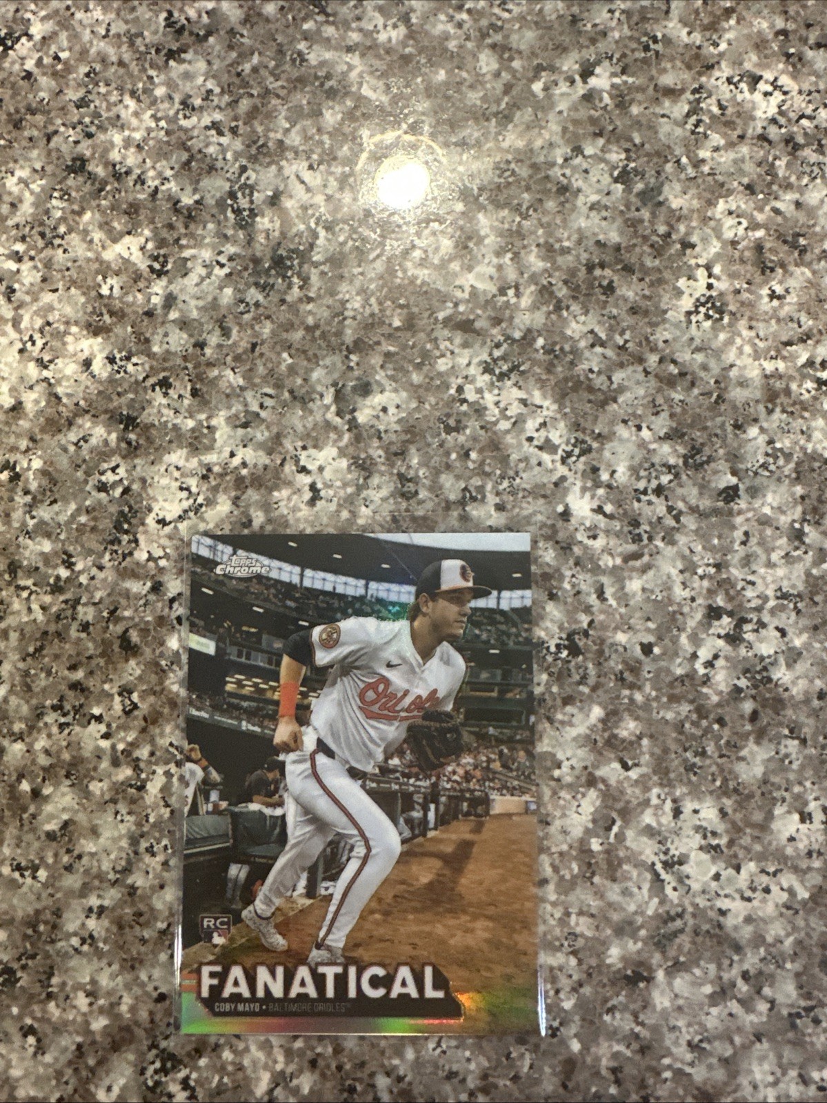 2025 Topps Chrome- Coby Mayo Fanatical FAN-22 Baltimore Orioles RC