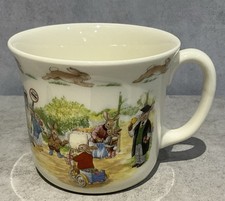 Royal Doulton Bunnykins Child's Mug Cup Vintage School Drop Off Vintage 1988
