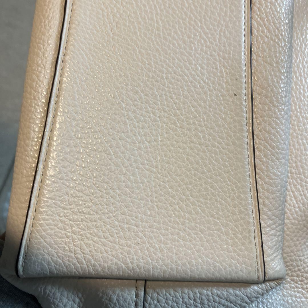 Coach White Python Leather 2-Way Shoulder Bag Ele… - image 8