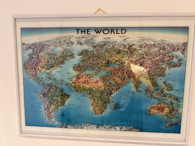 Unique Media The World Map Karte BildPoster Weltkarte