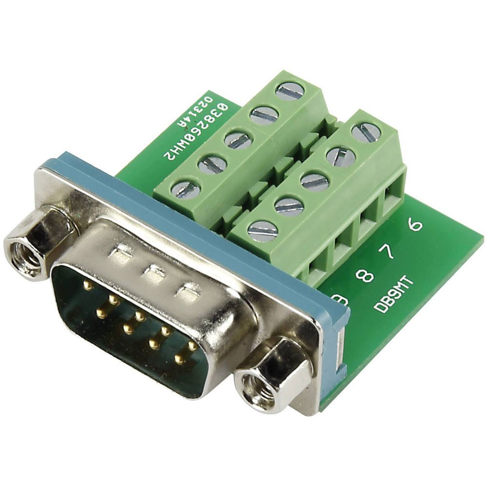 TruComponents D-SUB plug 90 ° Pins: 9 Screws