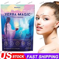 Yerba Magic Yerba Mate Instant Tea Powder - Peach Mango Flavor - 30 Servings