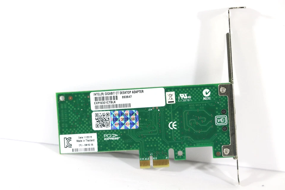Tarjeta de red adaptadora Intel EXP19301CTBLK Gigabit CT para escritorio 893647 Foto 3 de 4