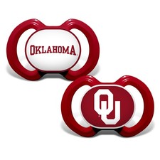 BabyFanatic - Oklahoma Sooners - Officially Licensed NCAA Pacifier 2-Pack