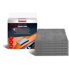 Sonax CoatingTowel Mikrofaser Tuch 6er Pack 40x40 cm schlierenfrei Auto 300 GSM
