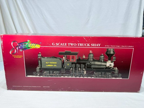 Camión Bachmann Spectrum escala G 2 Shay Ely-Thomas Lumber Co #5 con caja 81998 | Condition: Used