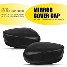 PAIR Side Mirror Cover Cap For Honda Accord 2008 2009 2010 2011 2012 LH+RH 2013