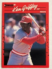 1990 Donruss Ken Griffey Error #469 card
